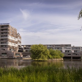 Van Vliet Duurzaam kastanjehout in nieuwbouwwijk Stadshagen in Zwolle