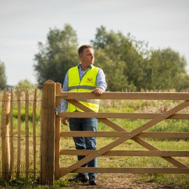 Kastanjehouten schapenhek in de gemeente Utrecht Kastanjehouten schapenhek in de gemeente Utrecht