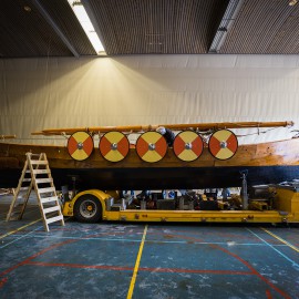 Van Vliet Duurzaamhout - Kastanje hout voor een vikingschip Van Vliet Duurzaamhout - Kastanje hout voor een vikingschip