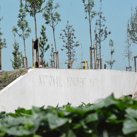 Indrukwekkend herinneringsbos vlucht MH17 Indrukwekkend herinneringsbos vlucht MH17